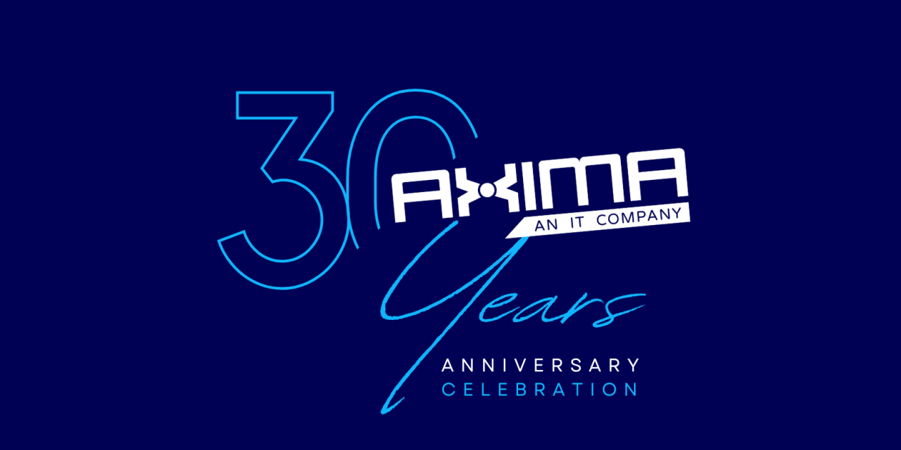 Axima festeggia 30 anni di innovazione e crescita nel settore IT per le PMI